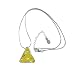 DIYthinker Japon Culture Japanese Style Mignon Vert Bleu Rouge Blanc Riz Teapot Coupe Sushi Sakura Chopsticks Illustration Motif Triangle Pendentif en Forme de Bijoux Collier avec décoration de la c