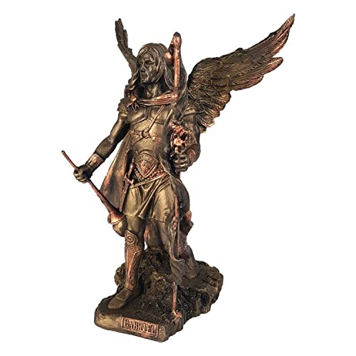 Anjo Gabriel imagem Arcanjo resina Estátua estatueuta.