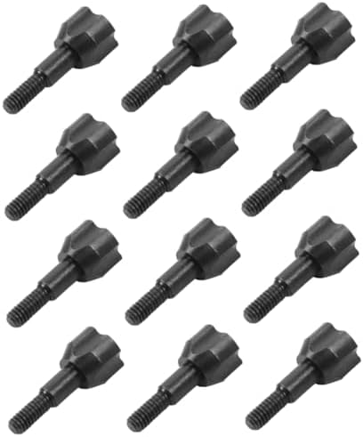 Metal Arrow Tips Archery Arrowheads Broadheads Stump Arrow Head with Storage Case 12PCS - 1