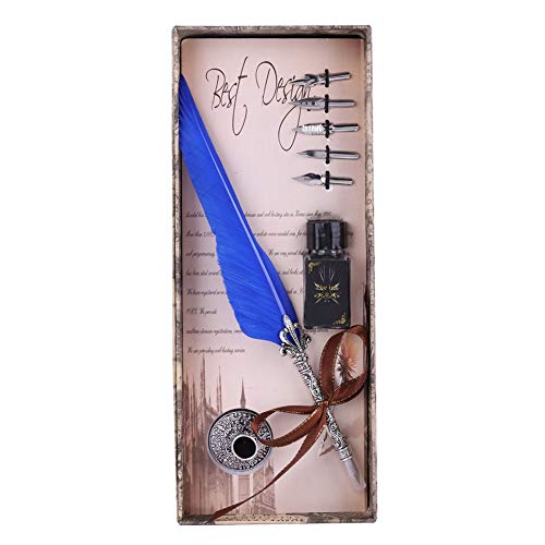 Splendida penna a sfera con piume, penna