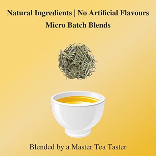 Image of Sancha Tea Boutique, Super White Tea of Darjeeling, 75g Loose Leaves | Limited Edition Silver Needle White Tea | Luxurious Sugarcane Notes | Antioxidant & Detox Tea
