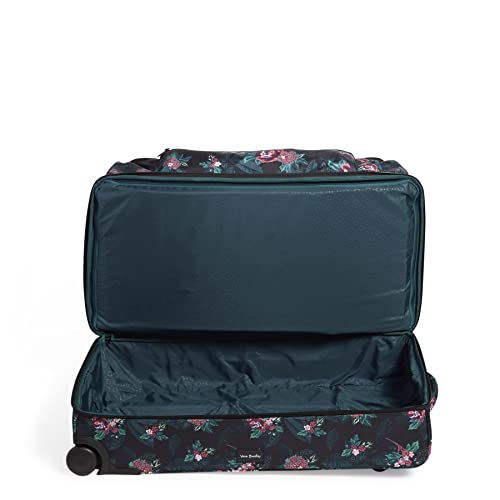 Vera Bradley Women's Recycled Lighten Up Reactive Xl Foldable Rolling Duffle Luggage, Rose Foliage, One Size4