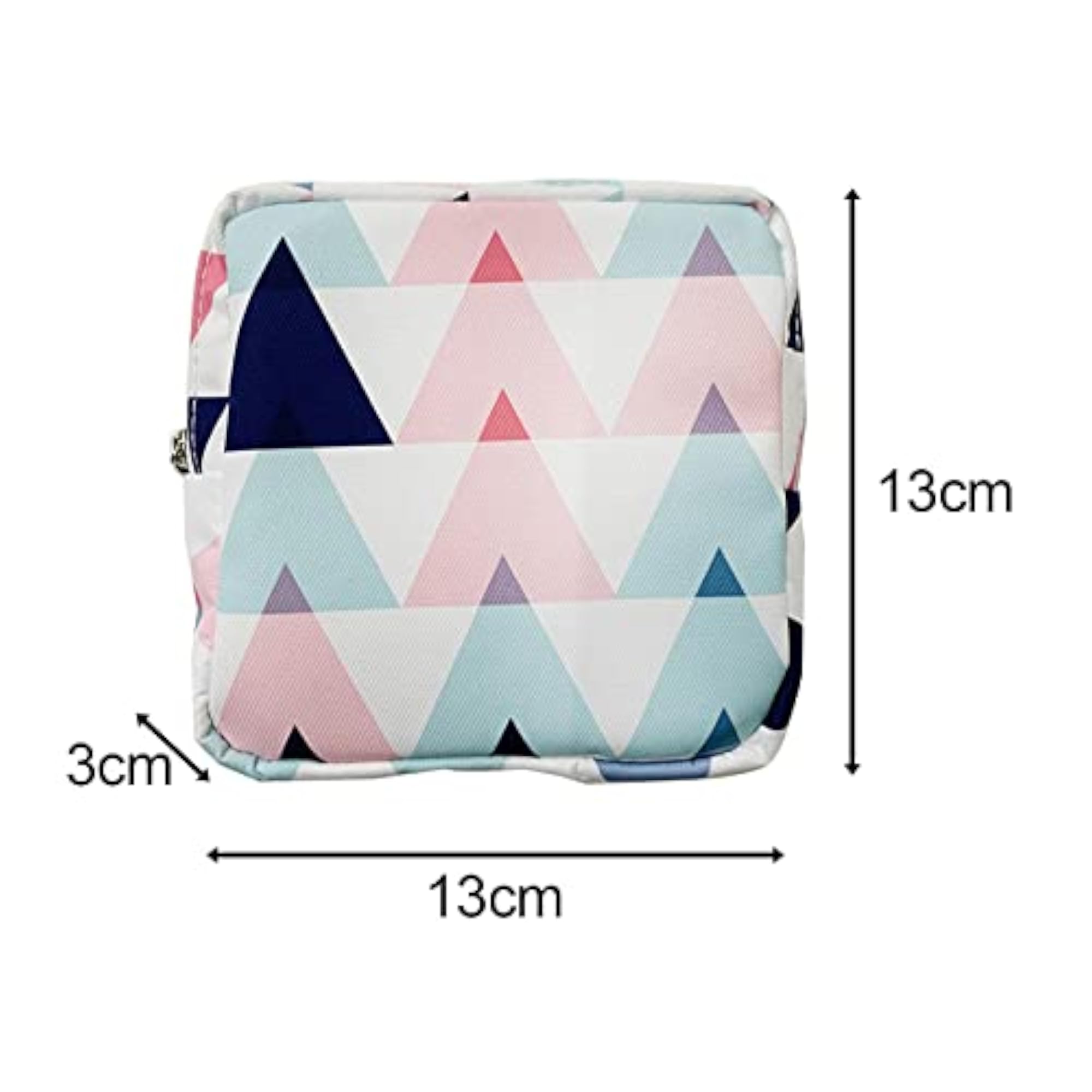 Washable Sanitary Napkin Storage Bag, Pink Triangle