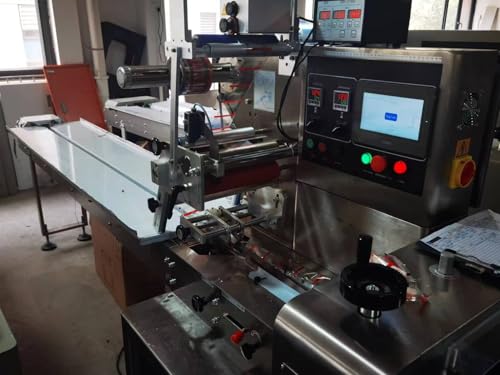 Biscuit Chocolate Cake Products Pillow Bag Automatic Flow Packing Wrapping Machine