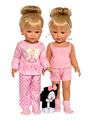 18 Inch Doll Clothes- Pjs with Matching Underwear Fits 18 Inch Kennedy and Friends Dolls and All Other 18 Inch Dolls (Pink Fairy Princess)