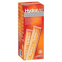 Hydralyte Orange Flavoured Electrolyte Ice Blocks 16 Packs - Great for Hydration, Sport, Travel & Family Use - Kid-Loved & Parent-Approved