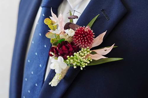 Accesorios florales para boda decorativos miniatura 6