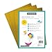 Produktbild ZADAWERK® Perlmuttpapier - 120 g/m²- A4 - Gold - 50 Stück - Bastelpapier - Briefpapier perlgolden schimmernd - bedruckbar - Tintenstrahl - Laserdrucker