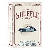 Shuffle Club Co Automobiles Playing Cards – Hand-Illustrated Global Car Deck | Supercars, Vintage Icons & Rally Legends | Premium Poker & Blackjack Cards – Made in the USA (Pack of 1)