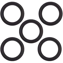 DERNORD 1.5" Buna-N NBR Sanitary Gasket Fits Tri-Clover Type Ferrule Pack of 5