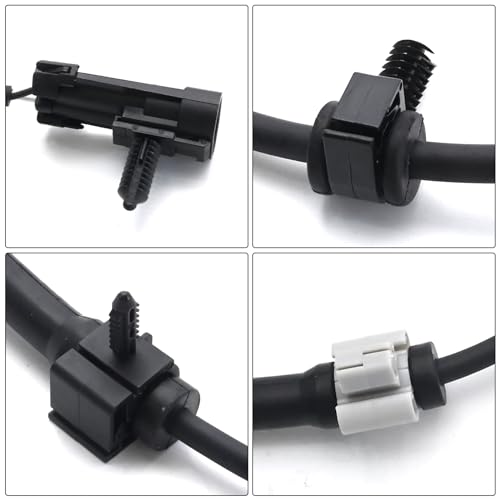 LIDSCURA 2 Pcs ABS Wheel Speed Sensor Front Left Right Replacement for Chevy Avalanche Express Silverado Suburban Tahoe Hummer H2 GMC Savana Sierra Yukon XL 2000-2006, 15037208 ALS482 by LIDSCURA - Used condition - Image 2