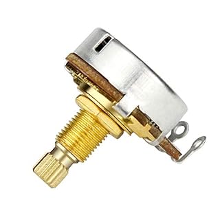 Ocobudbxw Laiton Arbre Guitare Électrique Basse Volume Tone Control Pots Potentiomètre A500K - Les Beatles, Paul McCartney, John Lennon, RIngo Starr, George Harrison Ocobudbxw Laiton Arbre Guitare Électrique Basse Volume Tone Control Pots Potentiomètre A500K – Image 2
