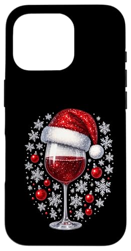 Camiseta de Navidad con Texto Merry Christmas Santa Claus Xmas Navidad Carcasa para iPhone 16 Pro