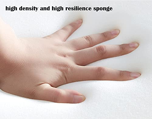 Sofa Couch Solid Wood Frame Breathable Flannelette Fabric Sofa Couch Modern Living Room Sofa With Throw Pillows Comfortable High Rebound Sponge Cushions For Living Room Bedroom Office #TOP3