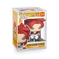 Epic Collectibles Pop Anime: Dragonball GT - Boneco de vinil Gogeta Super Saiyan 4 com protetor de caixa compatível com Funko