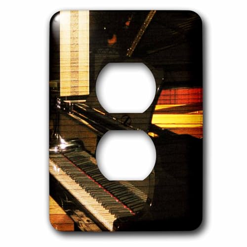 Housse de sortie pour piano multicolore 3dRose lsp_29271_6 au motif artistique unique
