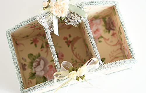 アンティーク ロココリボン 小物入れ　ケース　ボックス　レース　ローズトリム Amazon｜ST薔薇のリモコンBOX GN【ロココ調 Rococo アンティーク