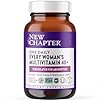 New Chapter Women’s Multivitamin 40 plus for Energy, Healthy Aging + Immune Support with 20+ Nutrients — Every Woman’s One Daily 40+, Gentle on the Stomach, 72 Count