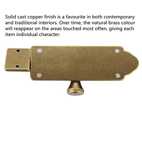Barrel Bolt Latch Heavy Duty Large Barn Door Locks Antique Brass Door Latch Security Sliding Slide Latch Lock Oil Rubbed Bronze(5.0Inch) #TOP2