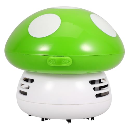 Mini aspiradora de escritorio de plástico ABS verde para mesas 2