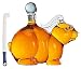 LITINGT Decanter per Whisky a Forma di Animale Caraffa a Forma di Coniglio soffiata a Mano con Tappo in Vetro borosilicato Alto, Perfetta per Ufficio, Camera da Letto, Soggiorno 1000 ml 719