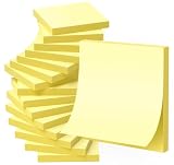 2400 Blatt Gelb Haftnotizen 76x76mm,Leicht zu Beschreiben für...