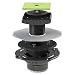Ebbe E4024 PVC Three Piece Clamp Collar Drain Assembly, 2-Inch, Black