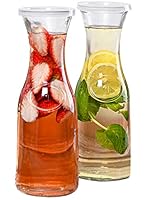Algopix Similar Product 8 - Estilo Glass Carafe 1 Liter With Lid