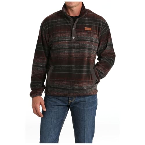 Cinch Men's Brown Serape Pullover Brown M