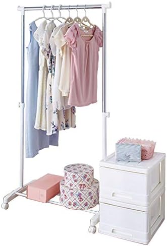 Amazon ハンガーラック スリム パイプオン 収納ボックス 収納ケース プラスチック 引き出し 深型 1段 2個組 カラフルチェスト おしゃれ キャスター付き ホワイト マシュマロホワイト ハンガーラック オンライン通販