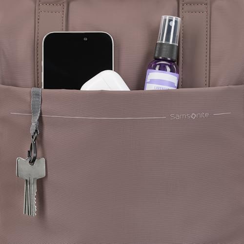 Samsonite Better Than Basics Convertible Backpack - Dual Carrying Options - Doctor-Bag Style Opening With Concealed Front Zipper - StackIt™ Strap Designed For Luggage Trolley - CHOCOLATE MAUVE - image 4