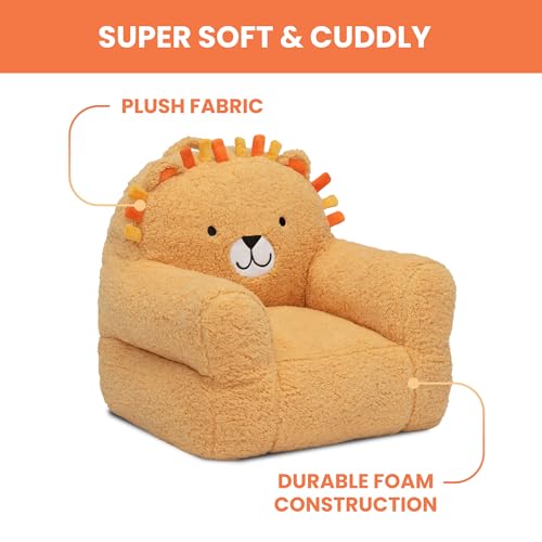 Delta Children Lion Cozee Buddy Chair, Orange by Delta Children - Image 4