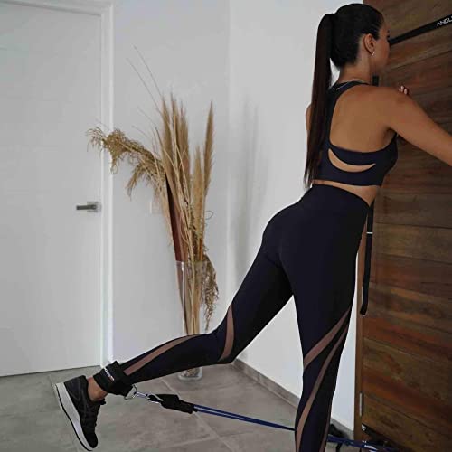 A90 Ankle Straps - Skin Friendly and Cushioned Gym Cuffs for Leg and core Exercises, Attachment for Cable Machines, Double Steel Hooks… by Angles90 - Image 8
