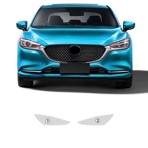 Autoscheinwerfer Schutzfolie für Mazda 6 Atenza 2018-2021,Autoscheinwerfer-Schutzfolie Anti-Kratz-Folie TPU-Aufkleber Zubehör