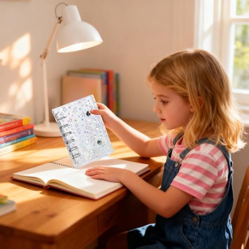 Para estudio notas y niñas un libro de colección de pegatinas con cierre seguro 7