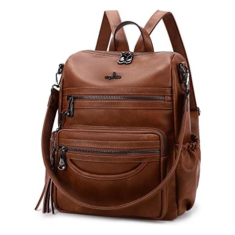 Angel Kiss Women Bags Backpack Purse (DK8532#8528#89BROWN) Cover