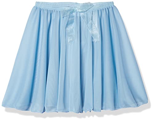 Capezio girls Pull on Circular skirts, Light Blue, 4 5 US