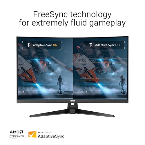 ASUS TUF Gaming VG32VQM5B 31.5 Curvo 250Hz HDR10 FreeSync Premium Full HD - vue 9