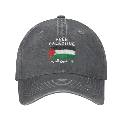 Chapeau de Palestine Gratuit Je me tiens avec Le Chapeau de Camionneur de Palestine Casquette de Baseball Solide pour Hommes Femmes