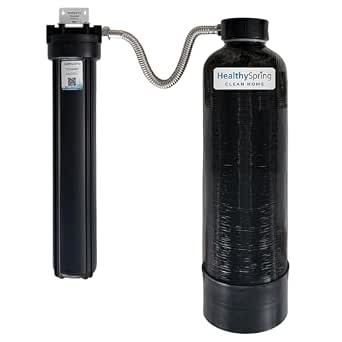 Clean Home Whole House Water Filter System – High-Capacity Carbon Filter for Chloramine & Chlorine Reduction, Up to 600,000 Gallons, Includes Pre-Filter Kit and Replacement Filter
