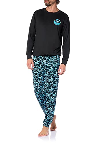 goldenpoint Ensemble pyjama pour homme imprimé Batman, Noir , S Cover