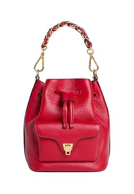 Coccinelle Donna Borsa A Spalla E1TFK230301 Pelle Rosso Scuro Taglia Unica