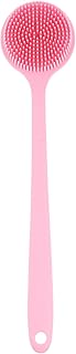Beavorty 1Pcs Escova De Banho Escova De Banho De Alça Longa Escova De Banho De Alça Longa Escovas De Corpo De Banho Escovas De Limpeza De Massagem Para Escovação Molhada Ou Seca Rosa