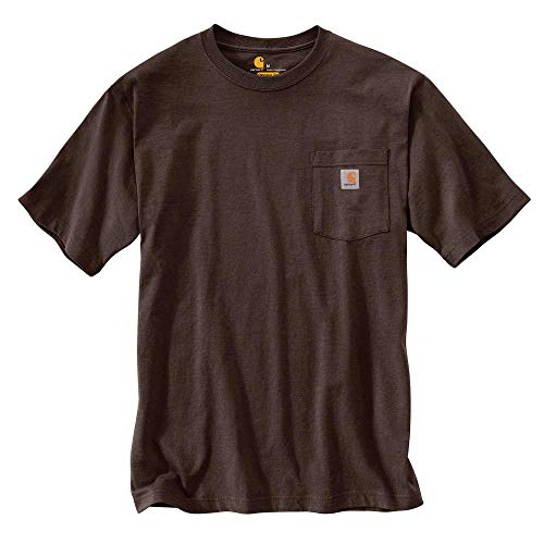 Carhartt Men's Workwear Pocket T-Shirt -Dark Brown-2XLT