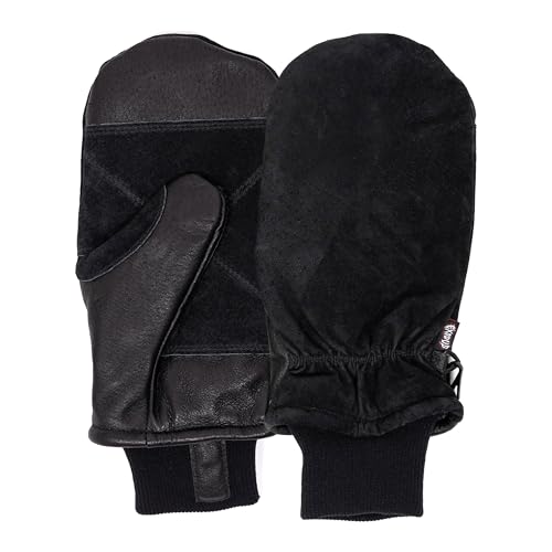 Exodus Black Rope Tow Mitt Snowboard Mittens (Medium)