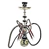 21,6″Shisha Complete Set, 4 Aansluitingen, 4 Slangen, Draagbare Glazen Shisha Set, voor beter Chisha Shisha roken, 4 kleuren beschikbaar