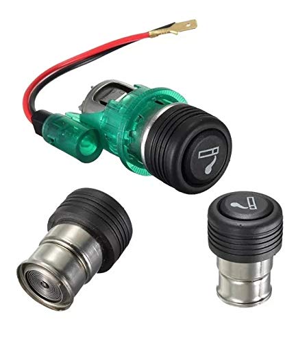 Acendedor De Cigarro Universal 12v Verde P/Todos Os Veiculos