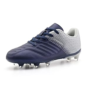 brooman Kids Soccer Cleats Boys Girls Athletic Outdoor Football Shoes