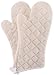 Bestjoy Terry Cloth Oven Mitts Heat Resistant to 482° F 17 Inch 100% Cotton Set of 2