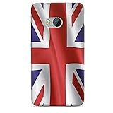 DeinDesign Coque Compatible avec HTC One M7 Ã‰Tui Housse Drapeau Angleterre Grande Bretagne